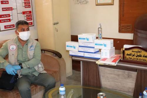 Fumigation and sterilizing government institutions and distributing preventive materials - Dyala