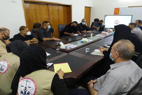 The regular meeting of the organizations at the LCN headquarters in Karbala office